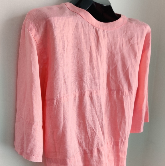 YSL Rive Gauche Vintage Linen Blouse - Picture 2 of 9